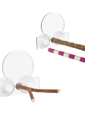 Bird Toy Natural Wood Perch Stand Parrot Standing Branch