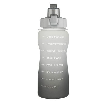 2L 64OZ 3.8L 128OZ Motivational Water Bottle With Time