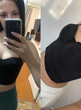 Mesh Push Up Bralet Women's Corset Bustier Bra Night