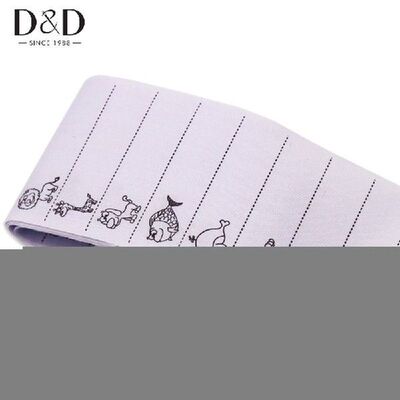 100Pcs White Washable Iron on Name Labels Custom Garment