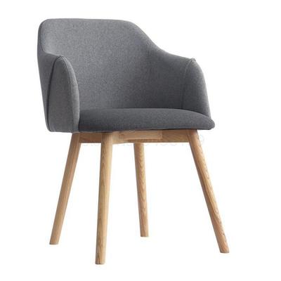 Nordic dining chair modern minimalist home back creative