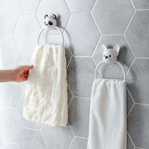 ABS Towel Holder Rack Bathroom Organizer Hanging Towel Bar