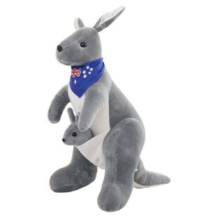14/18/21in Plush Figure Toy Lovely Kangaroo Doll Mascot