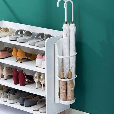 Wall-Mounted Umbrella Stand Rack Solid Color Umbrella