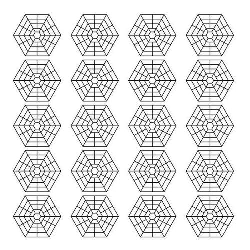 20 Pcs Pond Guard Net Protector Hexagonal Pond Protectors