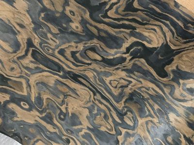 Technical Wood Veneer Black Walnut Burl Root Engineering