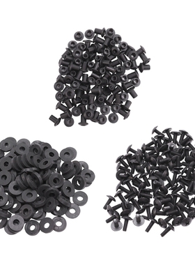 100Pcs Tek Lok Screw Set Chicago Screw Comes with Washer for
