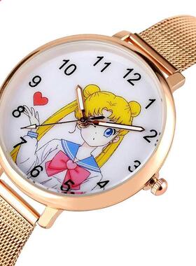 Women's Bracelet Watch Fashion Rose Gold Mesh Band Q