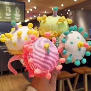 Baby Cake Headband Hat Cake Shape Headband Cute Decorative