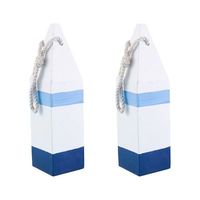 Buoy Nautical Hanging Decor Decoration Wooden Ornaments