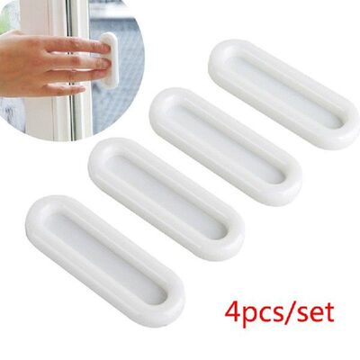 4pcs Self-adhesive Sliding Door Handles For Interior Doors