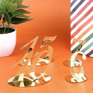 25pcs Wedding Reception Table Numbers DIY 0-25 Table Sign