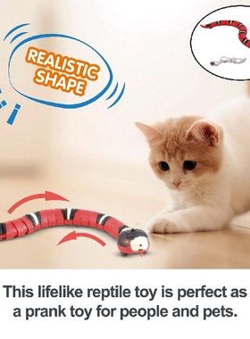 3D Cats Snake Toy USB Moving Kitten Puppy Interactive Kids
