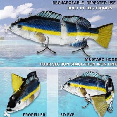 1pcs Fishing Lures 11color Multi Jointed Swimbait