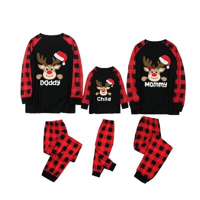 Christmas Family Pajamas Sets 2023 Matching Outfits Print