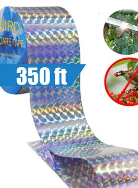 Bird Scare Tape Anti Bird Tape Dual-sided Reflective Deterre
