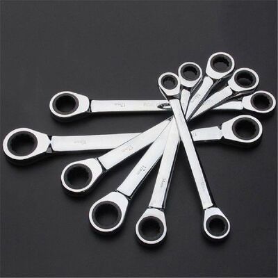 Chrome Vanadium Ring Double Head Ratchet Wrench Reversible