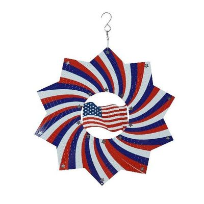 Wind Chimes Independence Day Star Stripe Eagle Print