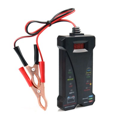 2020 Newest 12V LCD Display Digital Battery Tester Voltmete