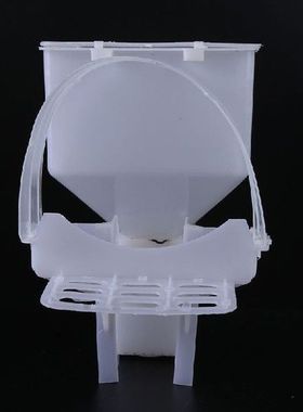 Kotak Wadah Plastik Dispenser Makanan Burung Nuri Kandang