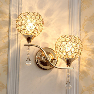Living Room Bedroom Bedside Wall Light Modern Crystal Wall L