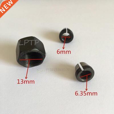 collet nut convert transfer adapter 1/4 4mm 1/8 replacet for