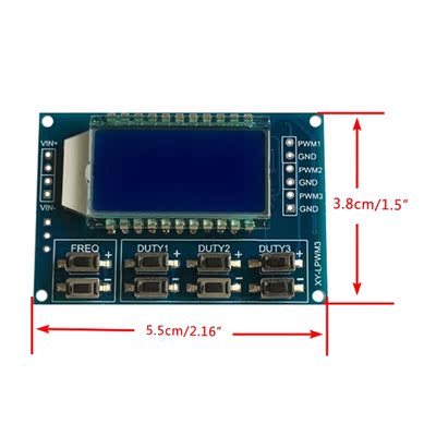Signal Generator PWM Pulse Frequency Duty Cycle Adjustable