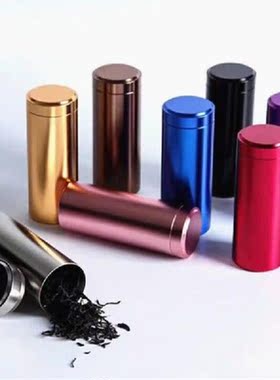 Portable Storage Container Multi Color Travel Mini Tea Jar