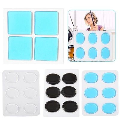 4 Buah/Set Bantalan Bisu Drum Bantalan Silikon Drum