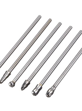 Botique-6 Pieces/Set of 6X10mm Burr Bit CNC Engraving Rotary