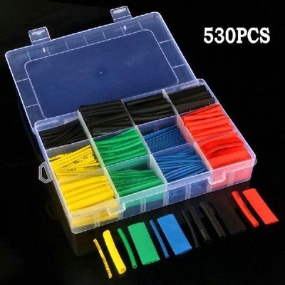 530Pcs Heat Shrink Tubing Tube Simple Practical Assortment