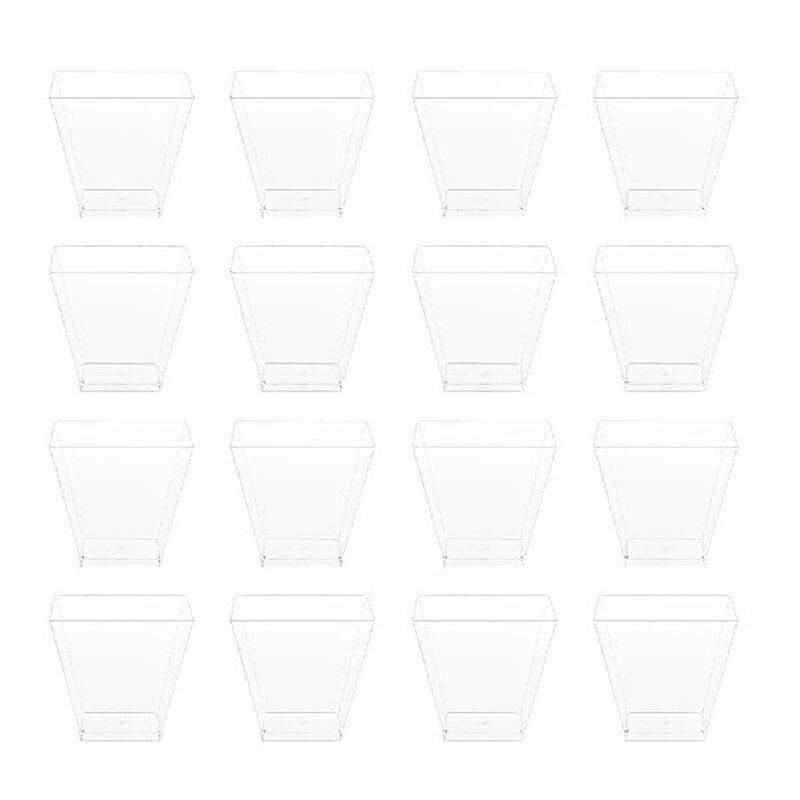 25pcs practical plastic cups dessert shop party food