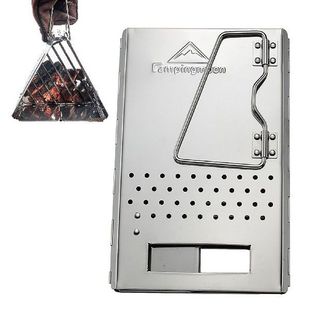 Collapsible Charcoal Chimney Starter Folding Triangle