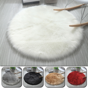 Soft Artificial Sheepskin Rug Plush Carpet Chair Cover
