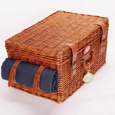 Picnic basket high-end custom picnic basket with lid with