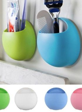 Toothbrush Holder Toiletries Toothpaste Holder Wall Suction