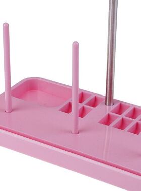 Pink/WhiteEmbroidery Thread 3 Spool Holder Stand Rack