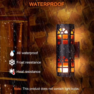 Double Heads Lampshade IP65 Waterproof LED Wall Light Fixtur