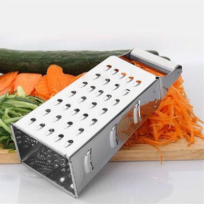 Fruit Vegetable Grater Stainless Steel 4 Sides Carrots