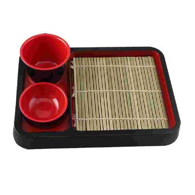 Tray Plate Soba Serving Sushi Japanese Noodle Set Sashimi