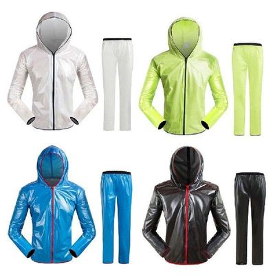 Women Men Cycling Raincoat Jacket Waterproof Bicycle Road