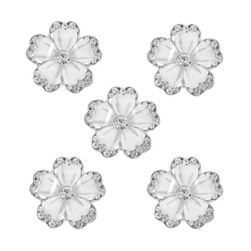 Buttons Sewing Clothes Knitting Flower Decorative