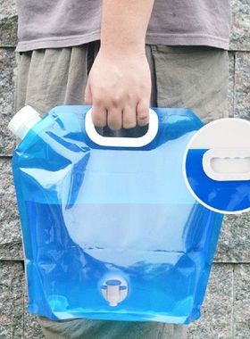 1 Buah Tas Air Luar Ruangan Portabel Dilipat Ember Minum