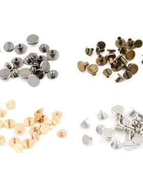 5/6.5/8mm 10set/Lot Solid Brass Button Screws Stud Screw