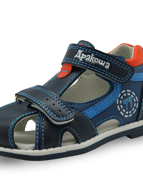 Apakowa  summer kids shoes brand closed toe toddler boys san