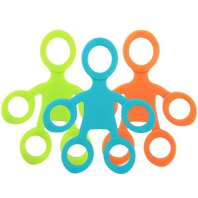 New Fitness Hand Finger Trainer Pull Ring Band Tension Tool