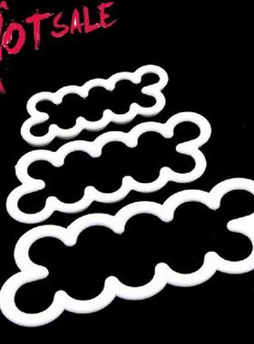 3 Pcs Rose Peta Flowers Cake Fondant Cutter Decorating Mold