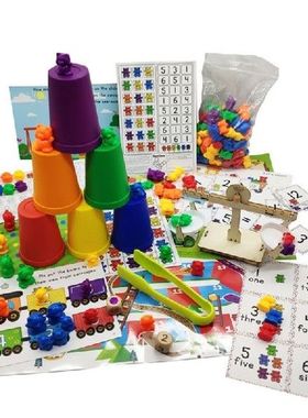 Perfect Counting Bears With Stacking Cups Set - Montessori