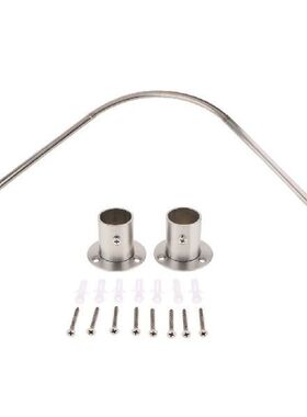 Extendable Telescopic Shower Curtain Pole 140cm Bar Rail