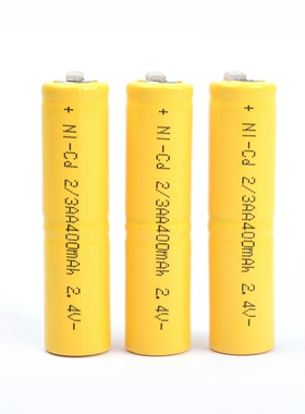 2.4V 400mAh 2*2/3AA Nickel-cadmium rechargeable battery 1/2/